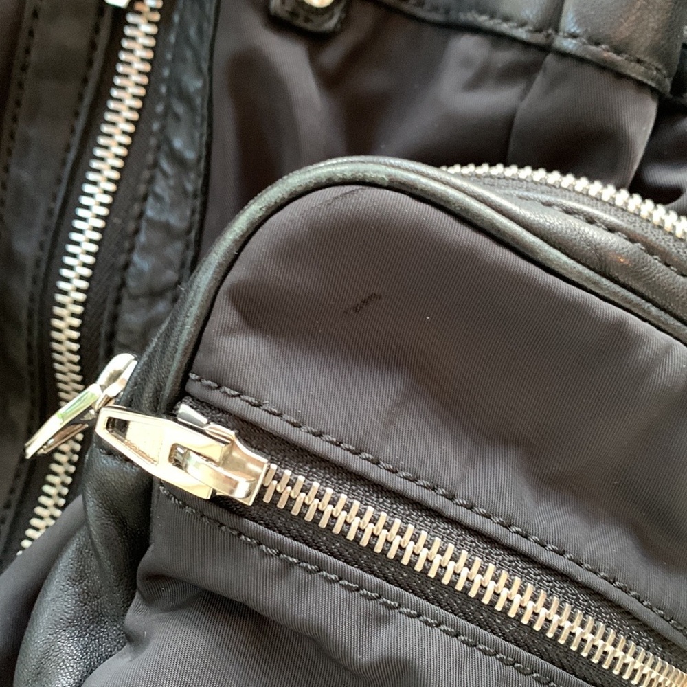 Alexander Wang Marti Lambskin Leather Trimmed & Nylon Backpack EUC - Picture 15 of 17